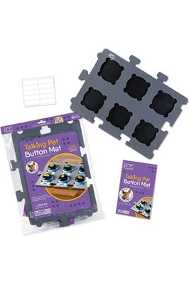 Hunger For Words Talking Pet Button Mat