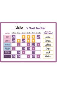 Hunger For Words Talking Pet Goal Tracker