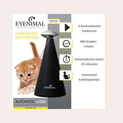 Eyenimal Automatische Laser – Interactief Speelgoed voor Katten en Honden